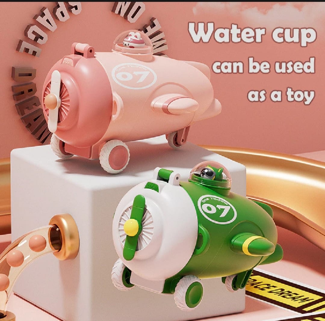Air jet water bottle